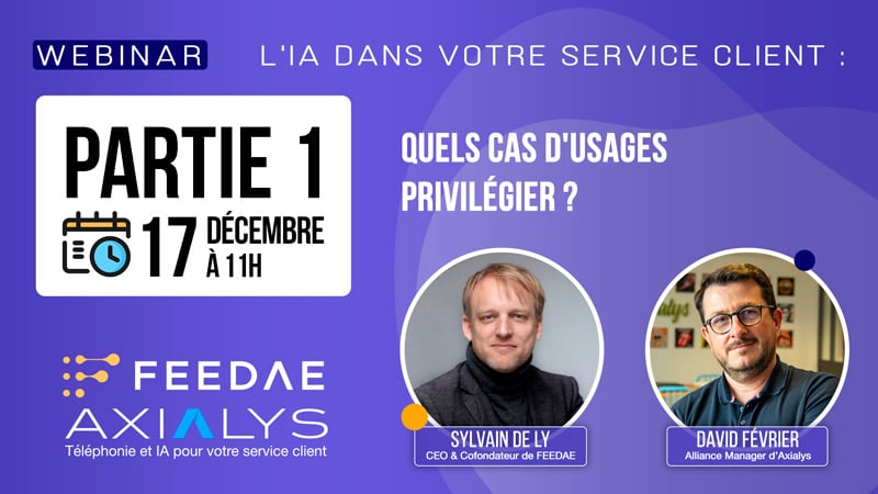 Webinar axialys feedae : cas d'usage IA